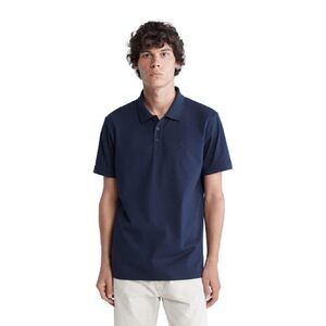 Calvin Klein Smooth Cotton Monogram Logo Polo Shirt